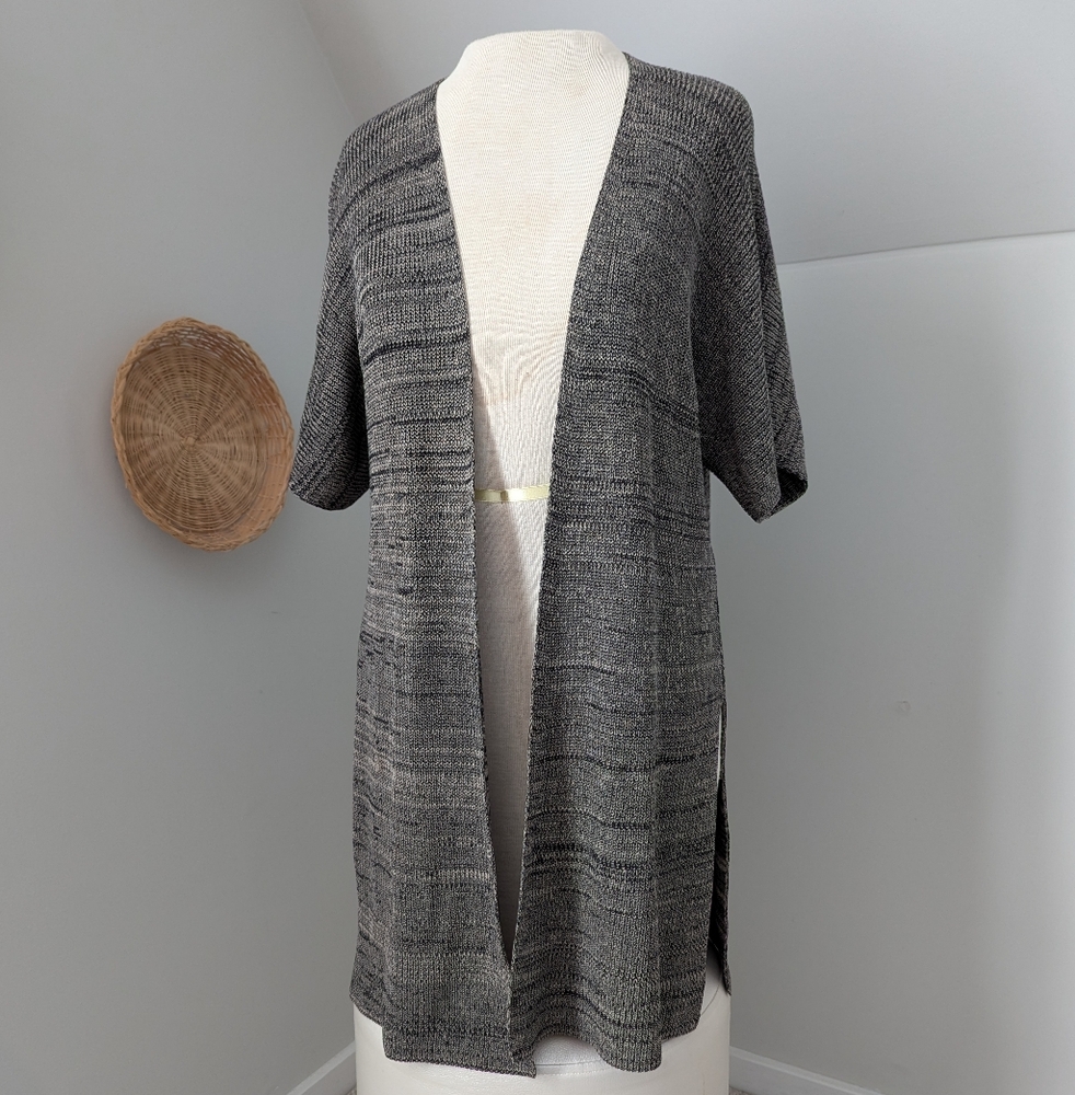 Eileen Fisher Renew Sleek Tencel Knit Cardigan